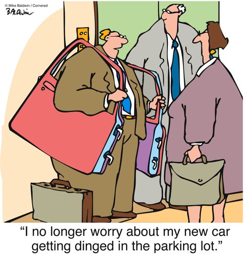 "I no longer worry about my new car getting dinged in the parking lot."