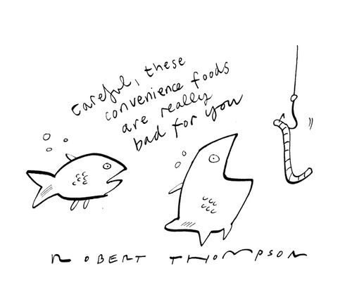 'Careful, these convenience foods are really bad for you!'
