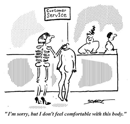 "I don't feel comfortable with this body."