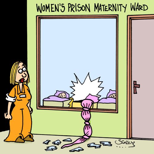 Breakout at the Women's Prison Maternity Ward