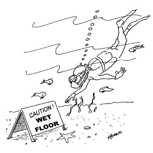 'Caution! Wet Floor!'