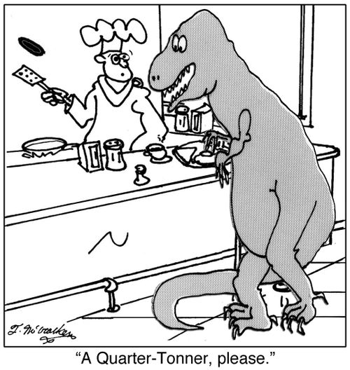'A Quarter-Tonner, please.'