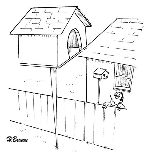 Bird house envy.