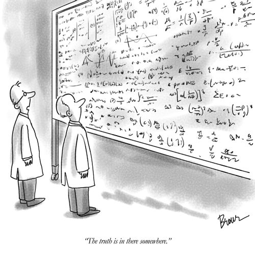 "The truth is in there somewhere."