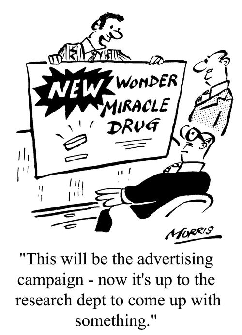 Advertising campaign before product development