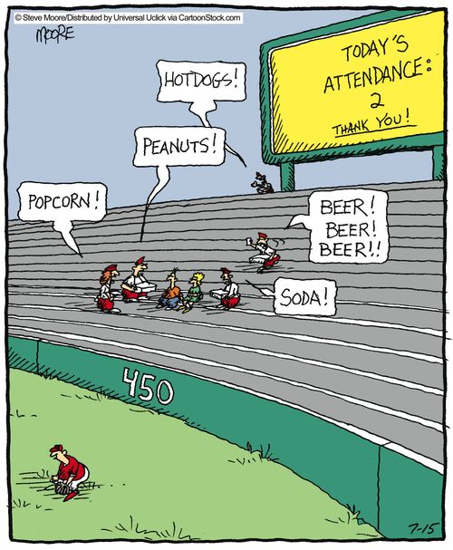 Sports area vendors.