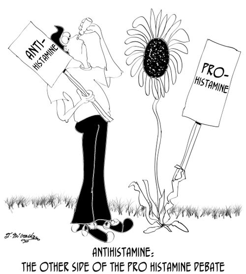 Antihistamine: The other side of the pro-histamine debate.
