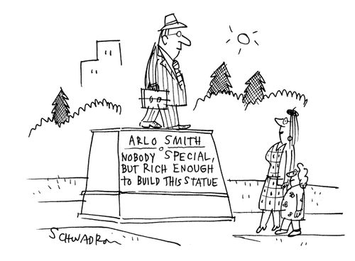 Arlo Smith - Nobody Special But Rich Enough To Build This Statue