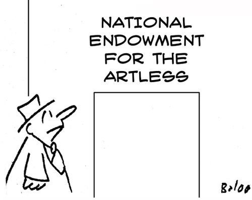 National Endowment for the Artless.