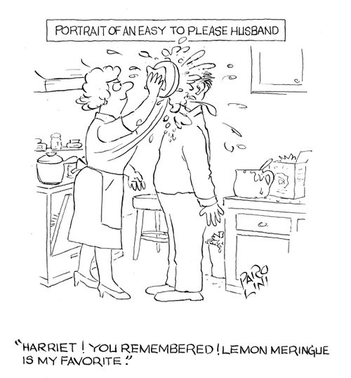 Portrait of an easy-to-please husband.
