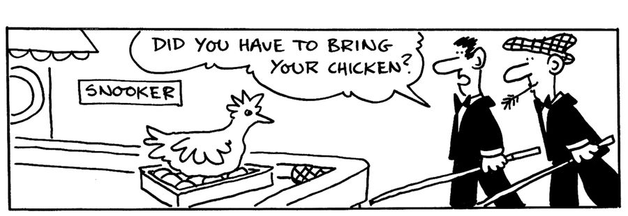 Did you have to bring your chicken?