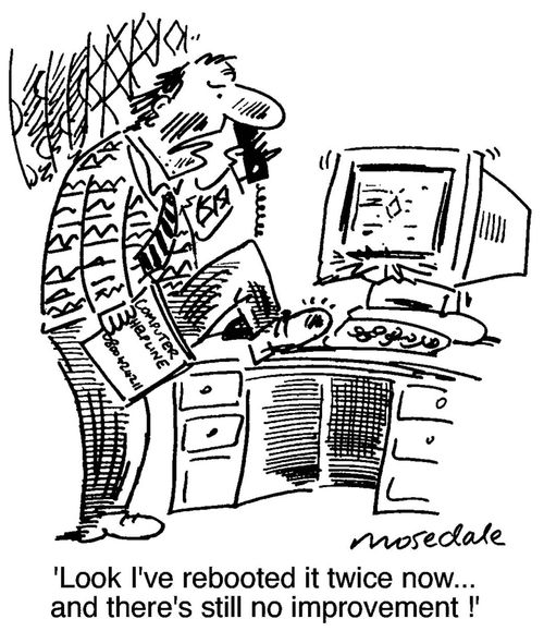 rebooting computer
