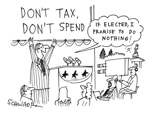 'If elected, I promise to do nothing!'