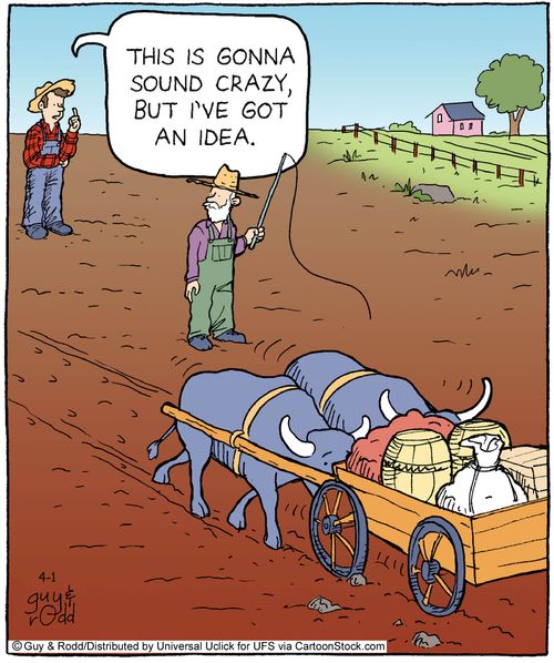 'This is gonna sound crazy, but I've got an idea.'