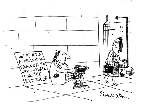 Help! Need a personal trainer to get in shape for the rat race.