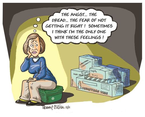 'The Angst!...The dread...The fear of not getting it right...'