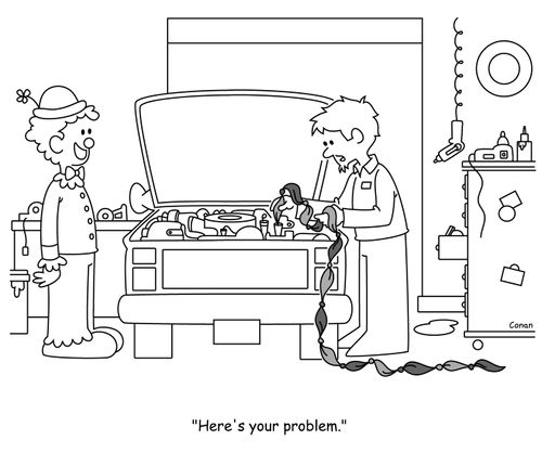 "Here's your problem."