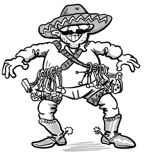 Mexican with Cowboy Boots
