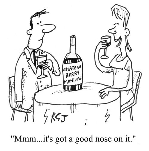 'Mmm...it's got a good nose on it.'
