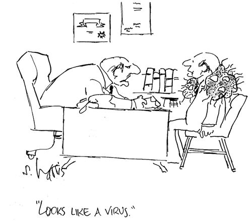 'Looks like a virus.'