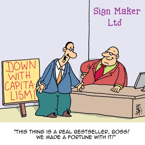 "This thing is a real bestseller, boss! We made a fortune with it!"
