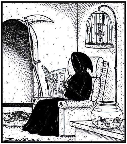 The Grim Reaper's pets.