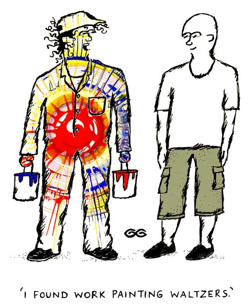 'I found work painting waltzers.'