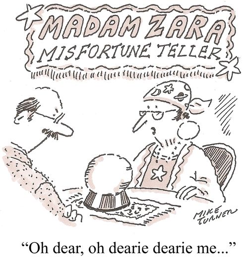 'Oh dear, oh dearie dearie me...'