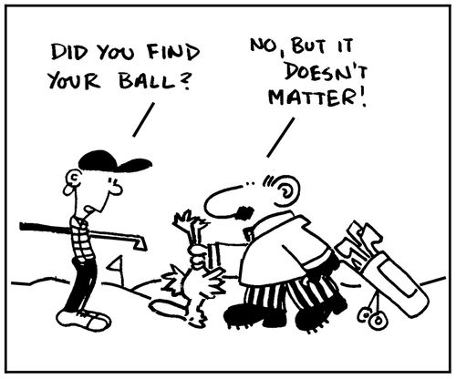 'Did you find your ball?'