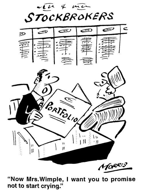 Stockbrokers - ...I want you to promise not to start crying.