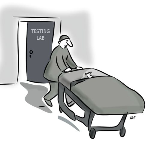 Lab test patients.