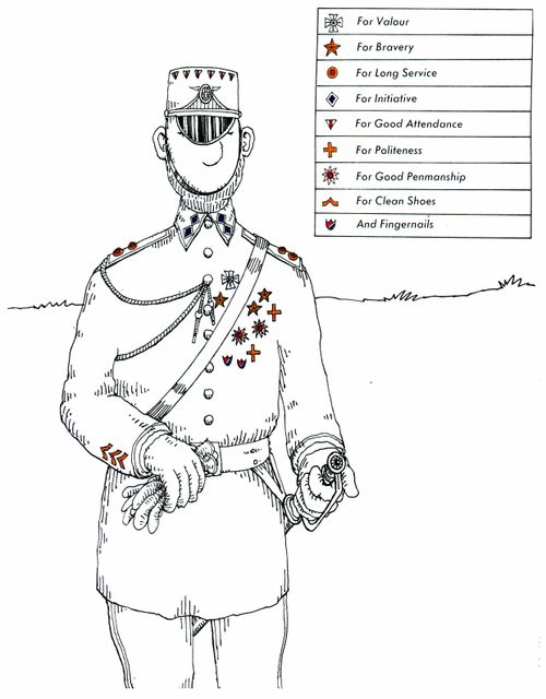 Medals guide - For Valour/Long Service/Good Attendance/Clean Shoes etc
