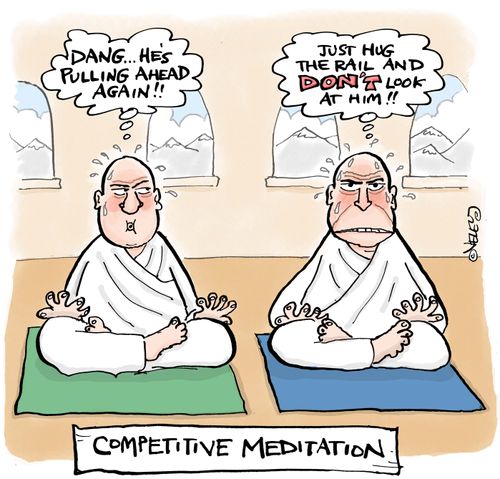 Competitive Meditation.
