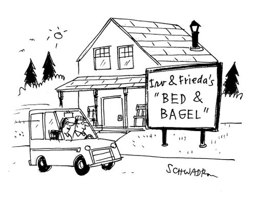 Ino & Frieda's 'Bed and Bagel'