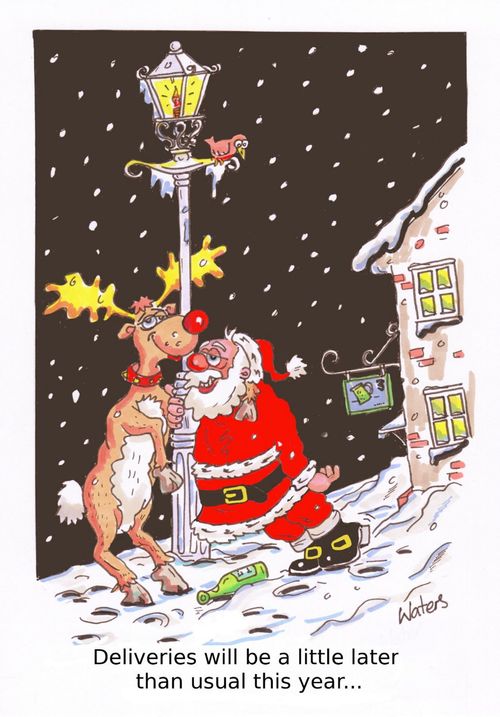 'Deliveries will be a little later than usual this year...'