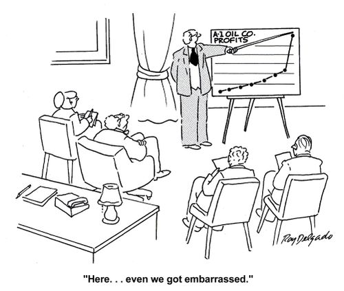 'Here. . .even we got embarrassed.'