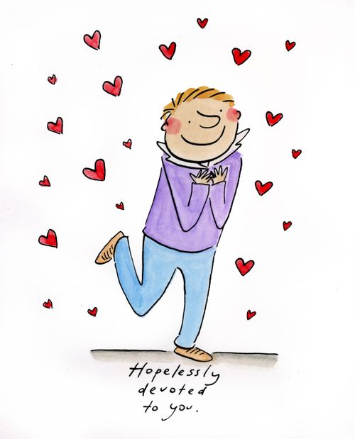 Hopelessly devoted to you.