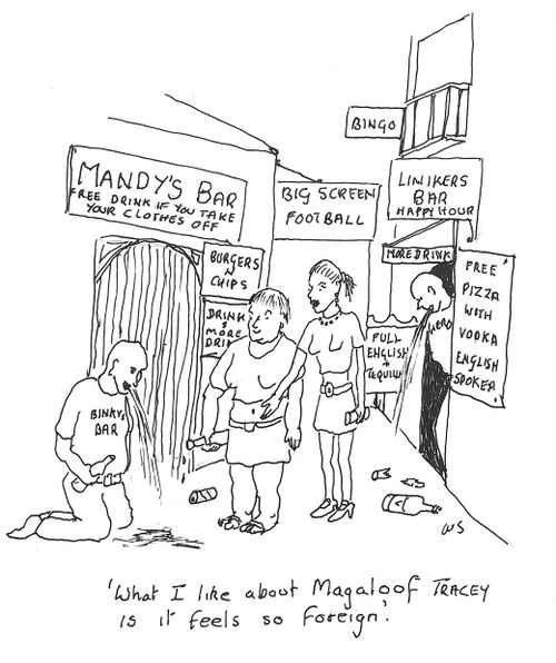 'What I like about Magaloof Tracey  is it feels so foreign.'