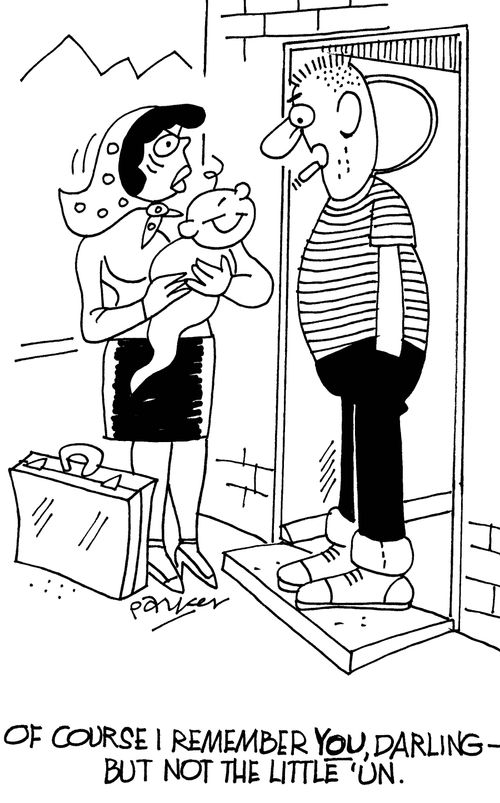 'Of course I remember you,darling-but not the little 'un.'