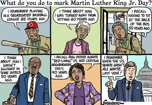 What do you do to mark Martin Luther King Jr. Day?