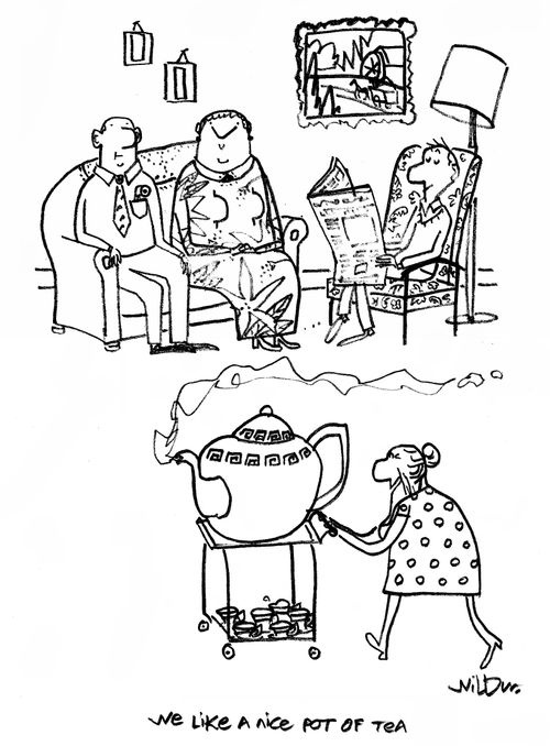 'We like a nice pot of tea.'