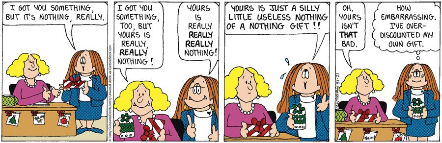 'Oh. Yours isn't that bad.'