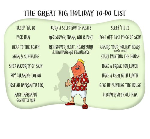 The great big holiday to-do list.