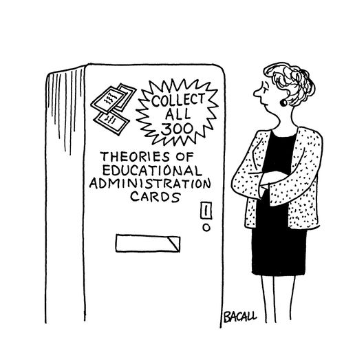'Theories of educational administration cards.'