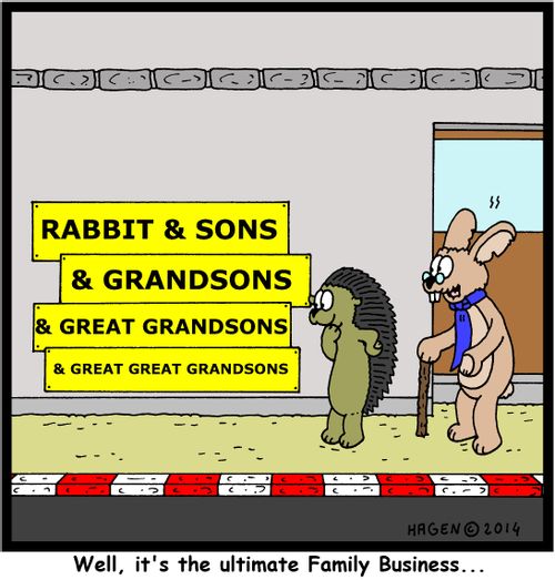 'Well, it's the ultimate Family Business...'