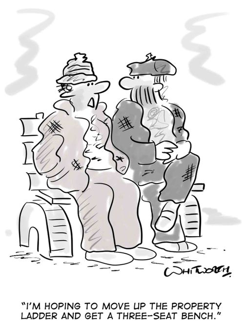 "I'm hoping to move up the property ladder and get a three-seat bench."