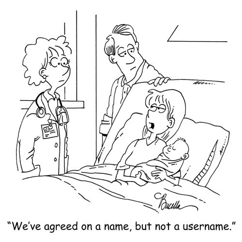 'We've agreed on a name, but not a username.'