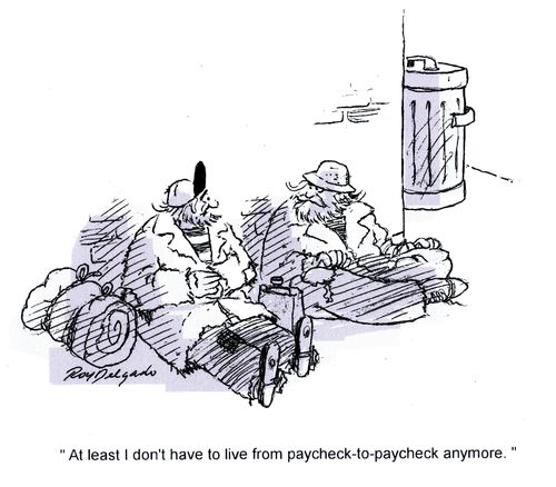 'At least I don't have to live from paycheck-to-paycheck anymore.'