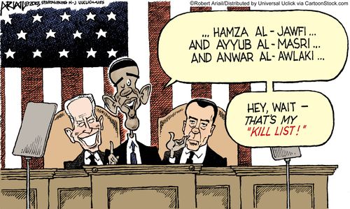 'Hey wait - that's my 'kill list'!'