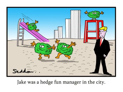 Jake was a hedge fun manager in the city.